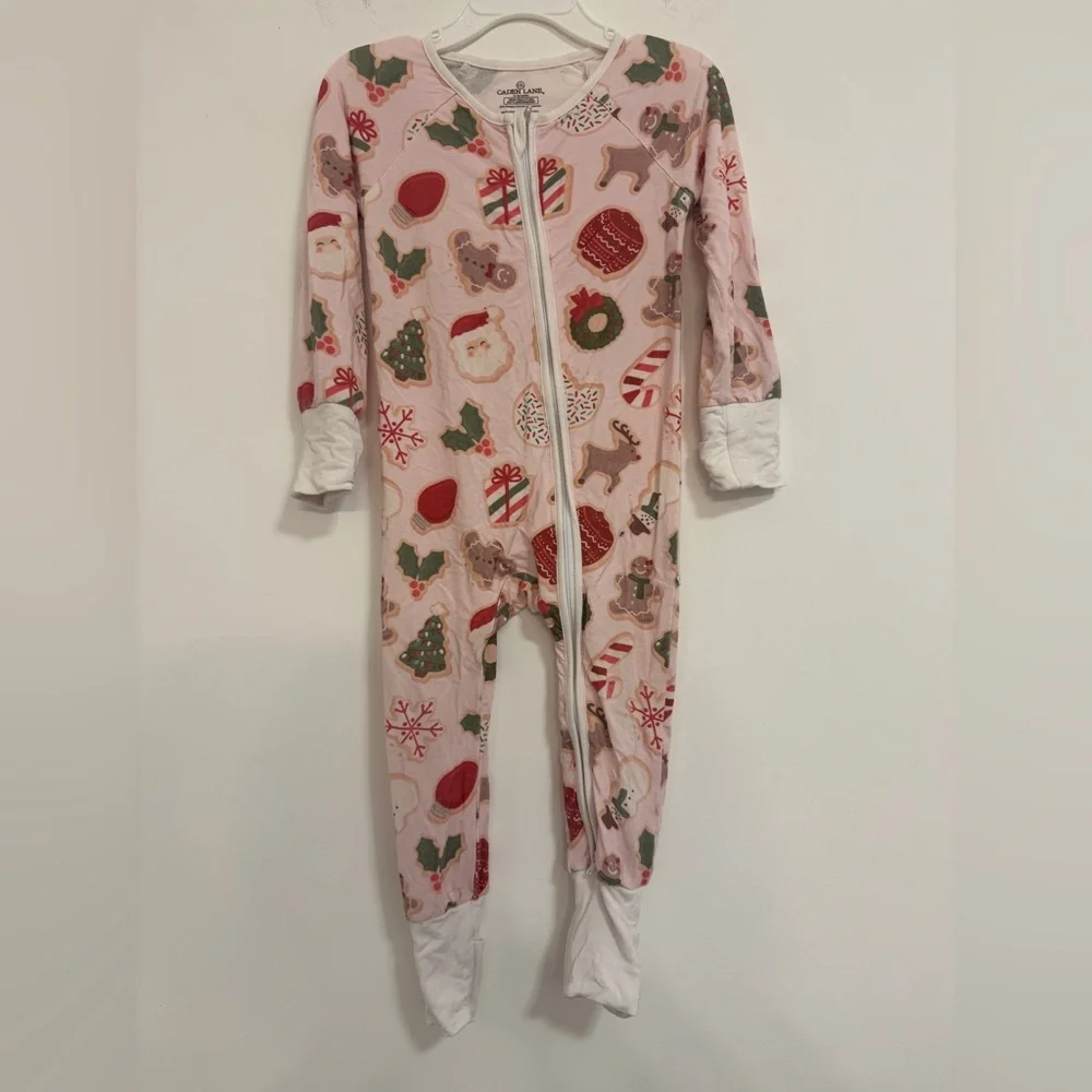 Caden Lane Holiday Print Kids Pajamas